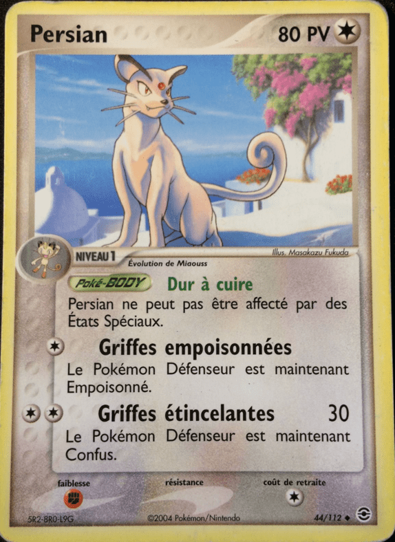 Persian - EX Rouge Feu & Vert Feuille - 44 - Peu commune