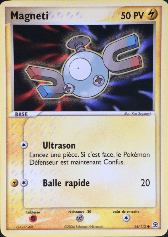 Magneti - EX Rouge Feu & Vert Feuille - 68 - Commune