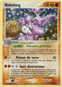 Nidoking - EX Rouge Feu & Vert Feuille - 8 - Holographique rare
