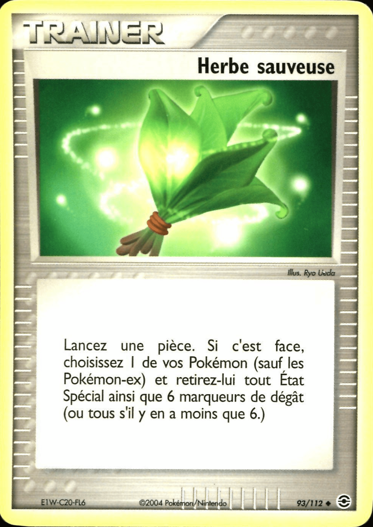 Herbe sauveuse - EX Rouge Feu & Vert Feuille - 93 - Peu commune