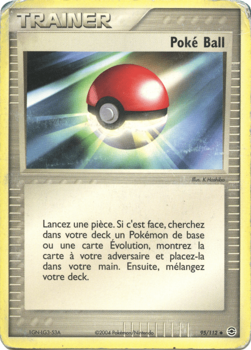 Poké Ball - EX Rouge Feu & Vert Feuille - 95 - Peu commune