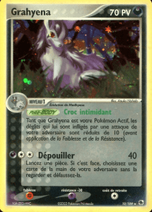 Grahyena - EX Rubis & Saphir - 10 - Holographique rare