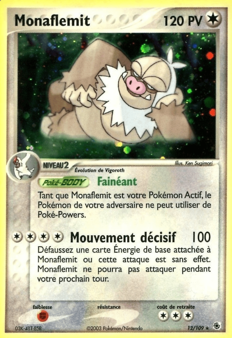 Monaflemit - EX Rubis & Saphir - 12 - Holographique rare