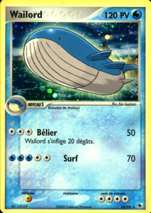 Wailord - EX Rubis & Saphir - 14 - Holographique rare