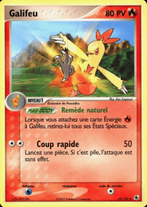 Galifeu - EX Rubis & Saphir - 28 - Peu commune