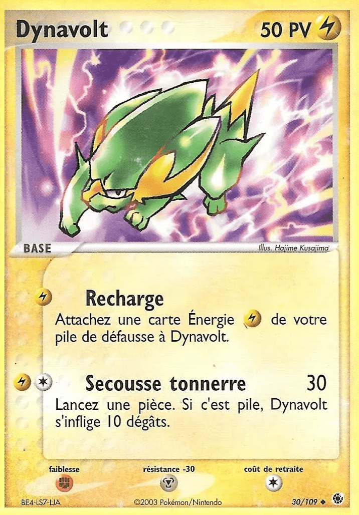 Dynavolt - EX Rubis & Saphir - 30 - Peu commune
