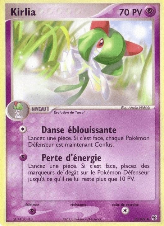 Kirlia - EX Rubis & Saphir - 35 - Peu commune
