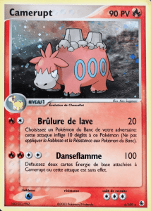 Camerupt - EX Rubis & Saphir - 4 - Holographique rare