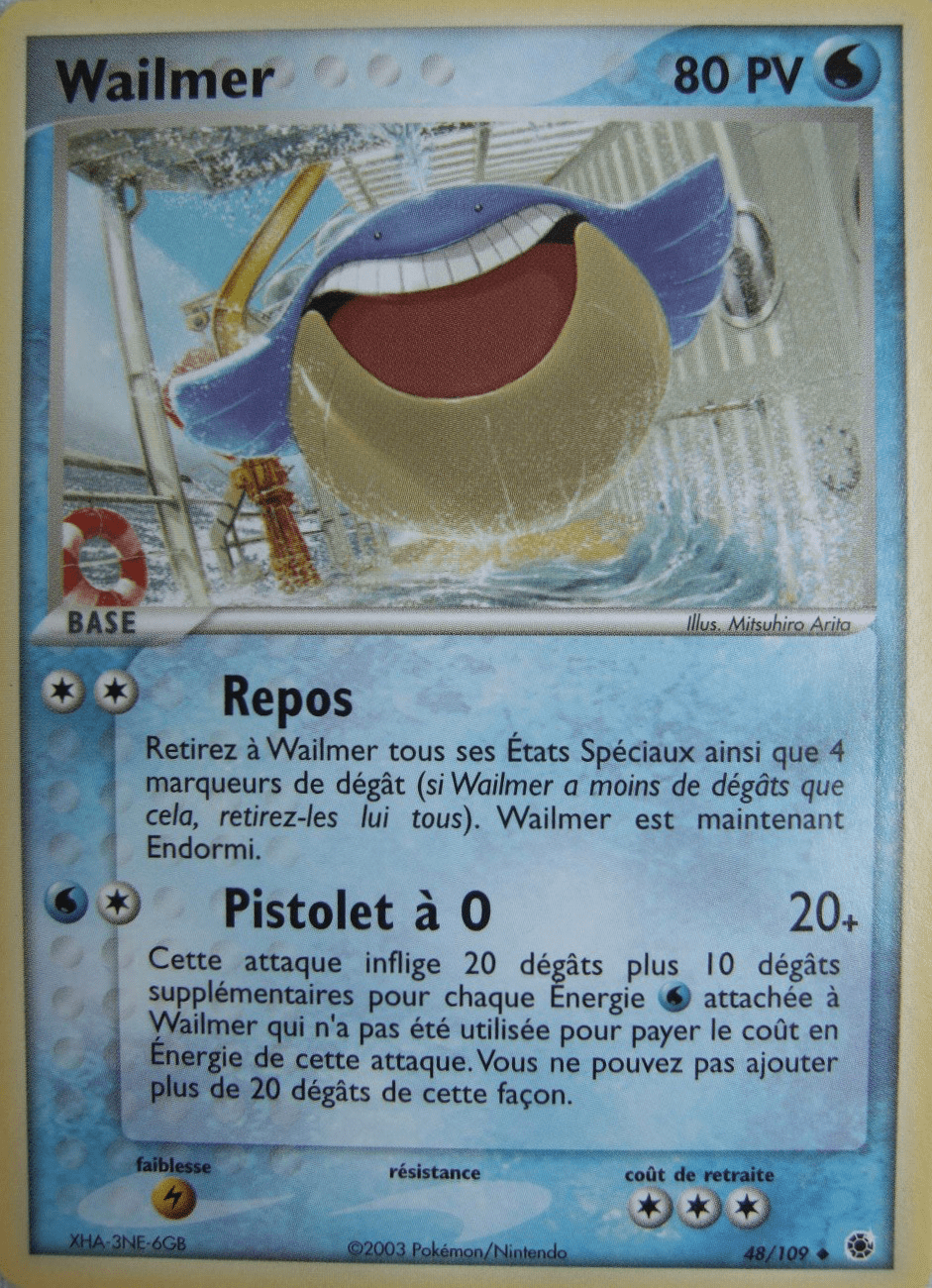Wailmer - EX Rubis & Saphir - 48 - Peu commune