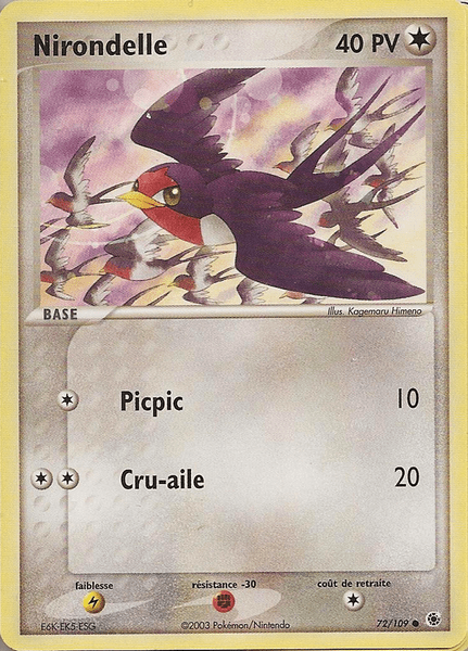 Nirondelle - EX Rubis & Saphir - 72 - Commune