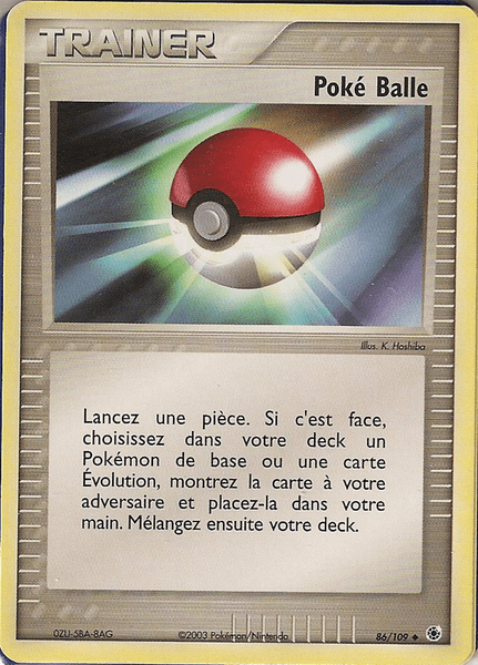Poké Balle - EX Rubis & Saphir - 86 - Peu commune