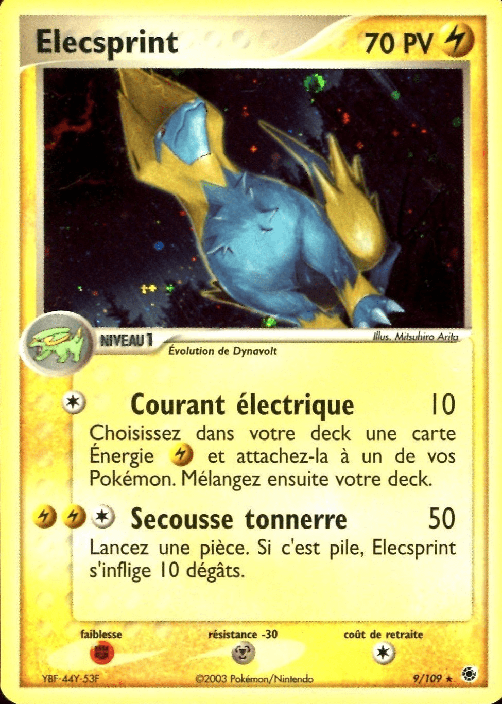 Elecsprint - EX Rubis & Saphir - 9 - Holographique rare