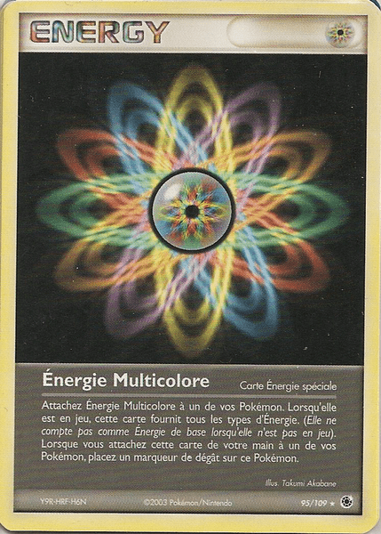 Énergie Multicolore - EX Rubis & Saphir - 95 - Rare