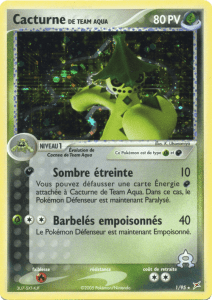 Cacturne de Team Aqua - EX Team Magma VS Team Aqua - 1 - Holographique rare
