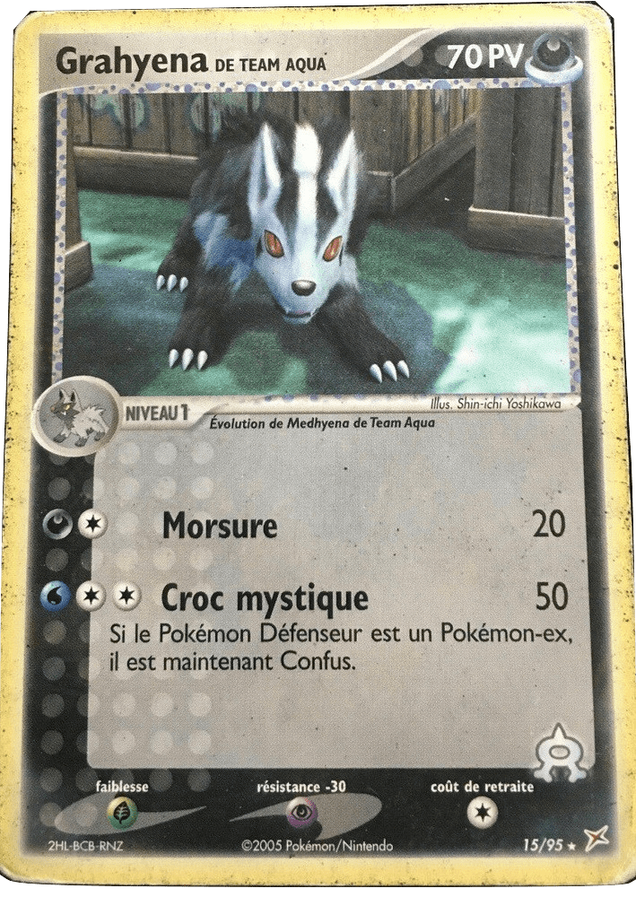 Grahyena de Team Aqua - EX Team Magma VS Team Aqua - 15 - Rare