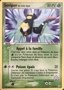 Seviper de Team Aqua - EX Team Magma VS Team Aqua - 17 - Rare