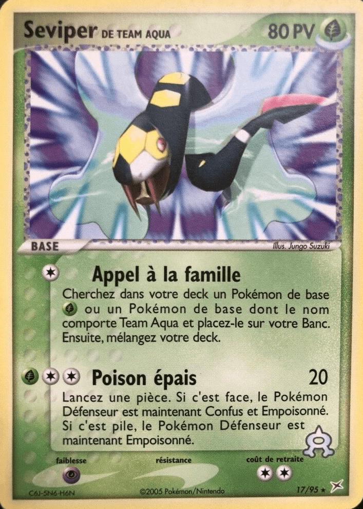 Seviper de Team Aqua - EX Team Magma VS Team Aqua - 17 - Rare