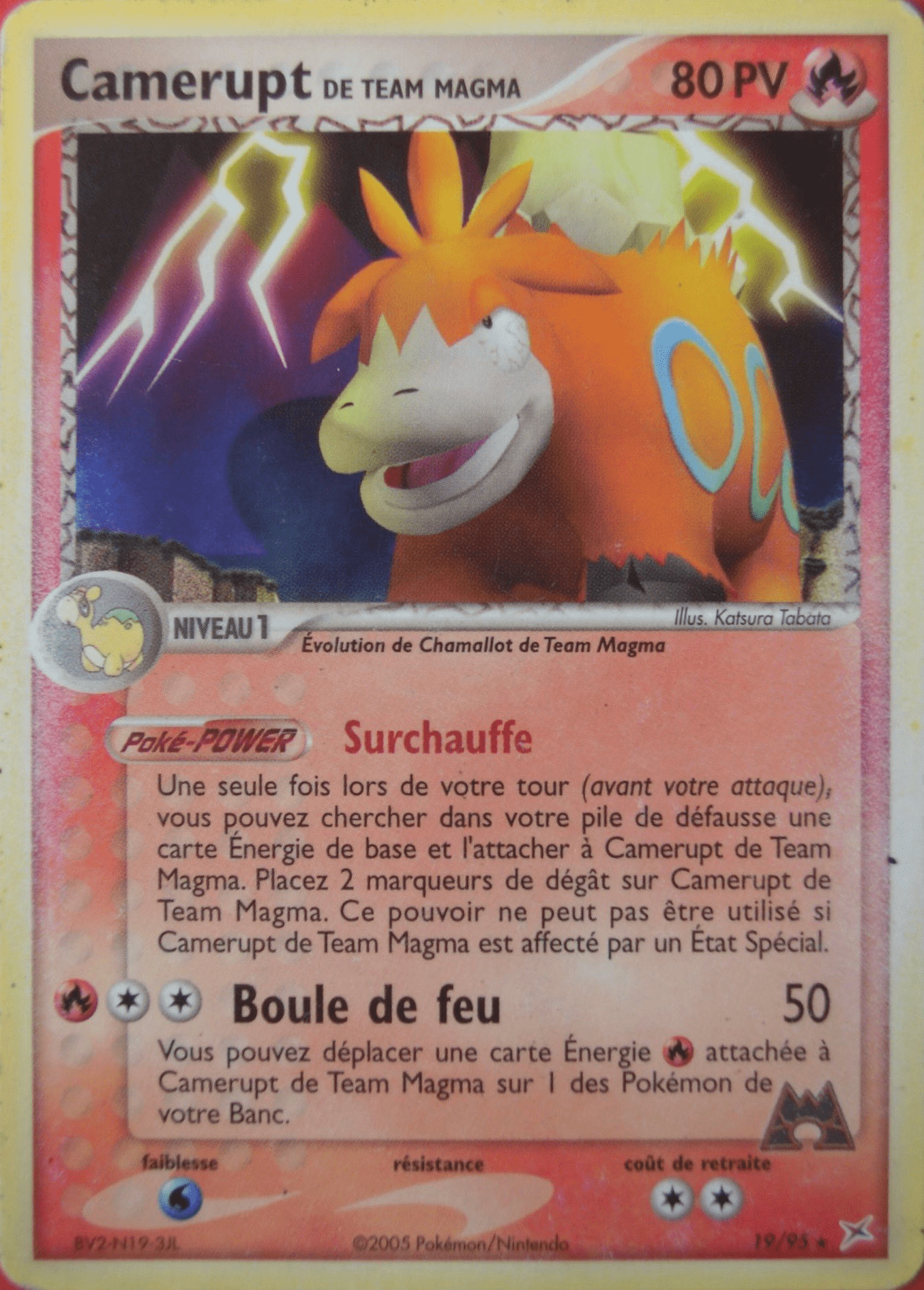 Camerupt de Team Magma - EX Team Magma VS Team Aqua - 19 - Rare