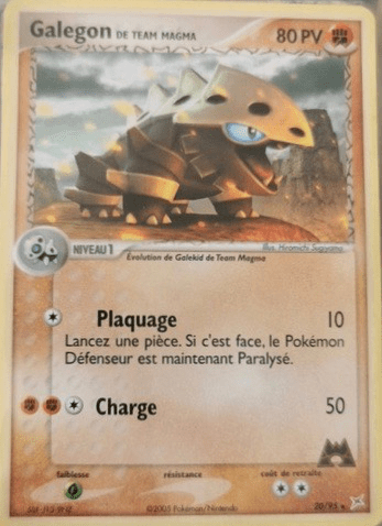 Galegon de Team Magma - EX Team Magma VS Team Aqua - 20 - Rare
