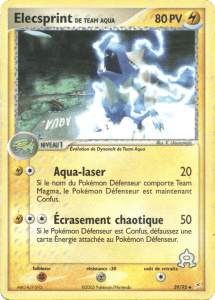 Elecsprint de Team Aqua - EX Team Magma VS Team Aqua - 29 - Peu commune