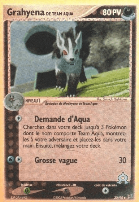 Grahyena de Team Aqua - EX Team Magma VS Team Aqua - 30 - Peu commune