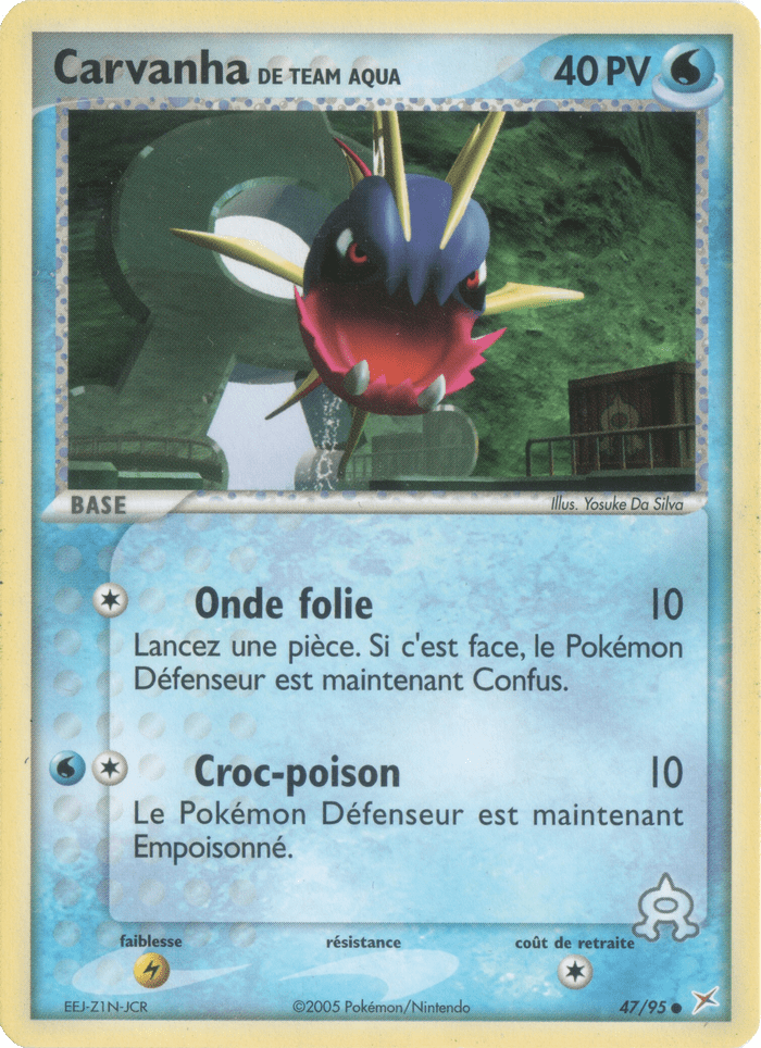 Carvanha de Team Aqua - EX Team Magma VS Team Aqua - 47 - Commune