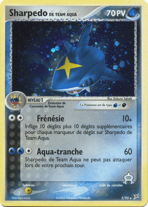 Sharpedo de Team Aqua - EX Team Magma VS Team Aqua - 5 - Holographique rare