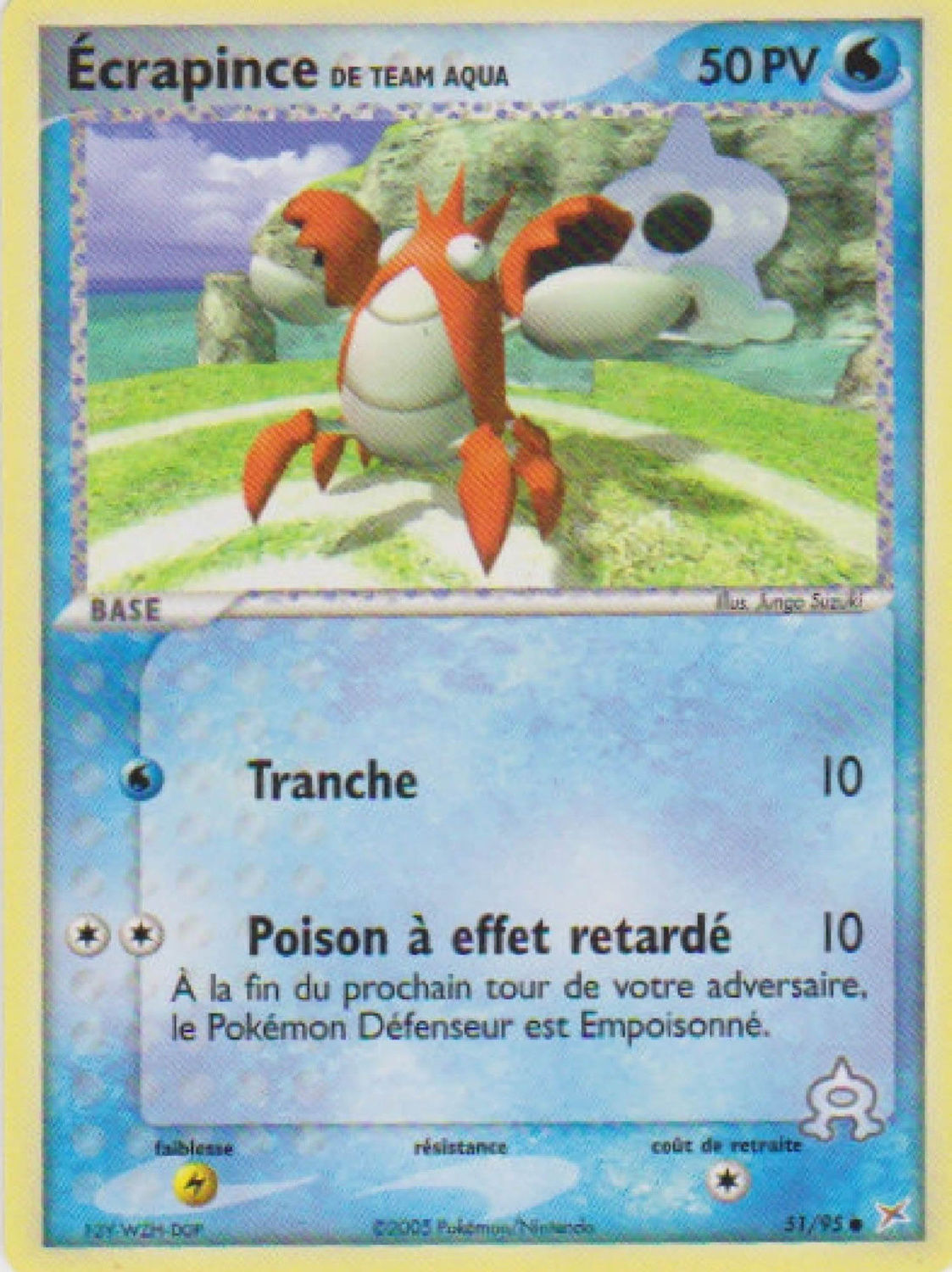 Écrapince de Team Aqua - EX Team Magma VS Team Aqua - 51 - Commune