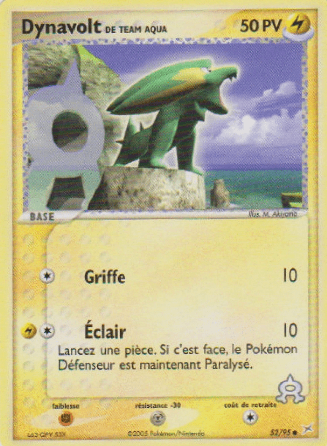 Dynavolt de Team Aqua - EX Team Magma VS Team Aqua - 52 - Commune