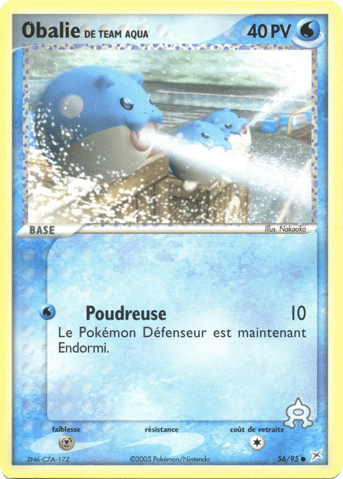 Obalie de Team Aqua - EX Team Magma VS Team Aqua - 56 - Commune