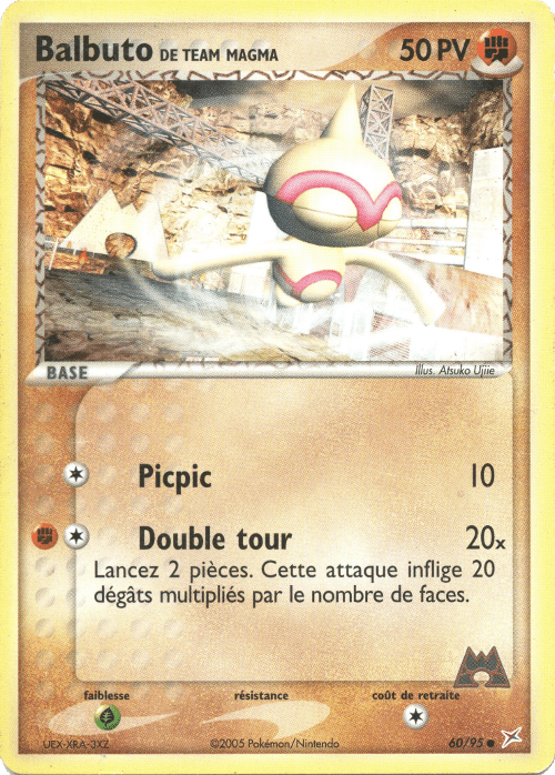 Balbuto de Team Magma - EX Team Magma VS Team Aqua - 60 - Commune