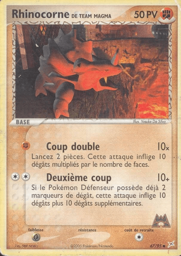 Rhinocorne de Team Magma - EX Team Magma VS Team Aqua - 67 - Commune
