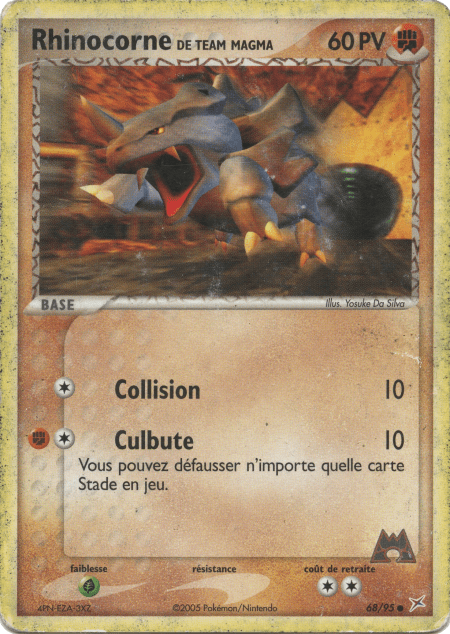 Rhinocorne de Team Magma - EX Team Magma VS Team Aqua - 68 - Commune