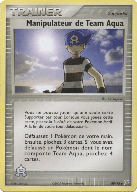 Manipulateur de Team Aqua - EX Team Magma VS Team Aqua - 69 - Commune