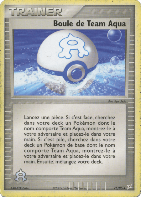 Boule de Team Aqua - EX Team Magma VS Team Aqua - 75 - Peu commune