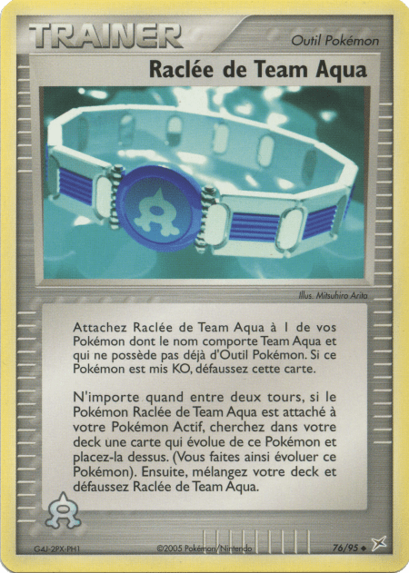 Raclée de Team Aqua - EX Team Magma VS Team Aqua - 76 - Peu commune