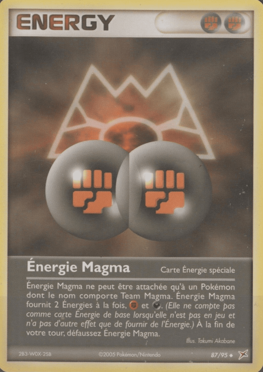 Énergie Magma - EX Team Magma VS Team Aqua - 87 - Rare