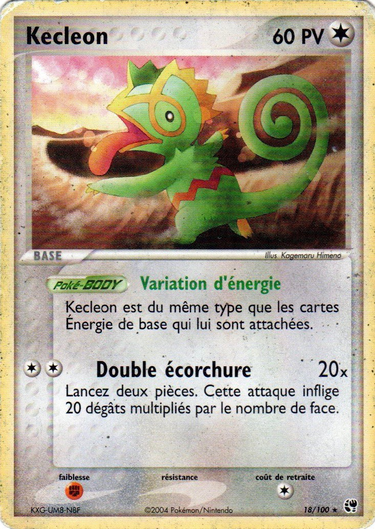 Kecleon - EX Tempête de sable - 18 - Rare
