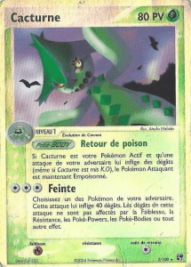 Cacturne - EX Tempête de sable - 2 - Holographique rare