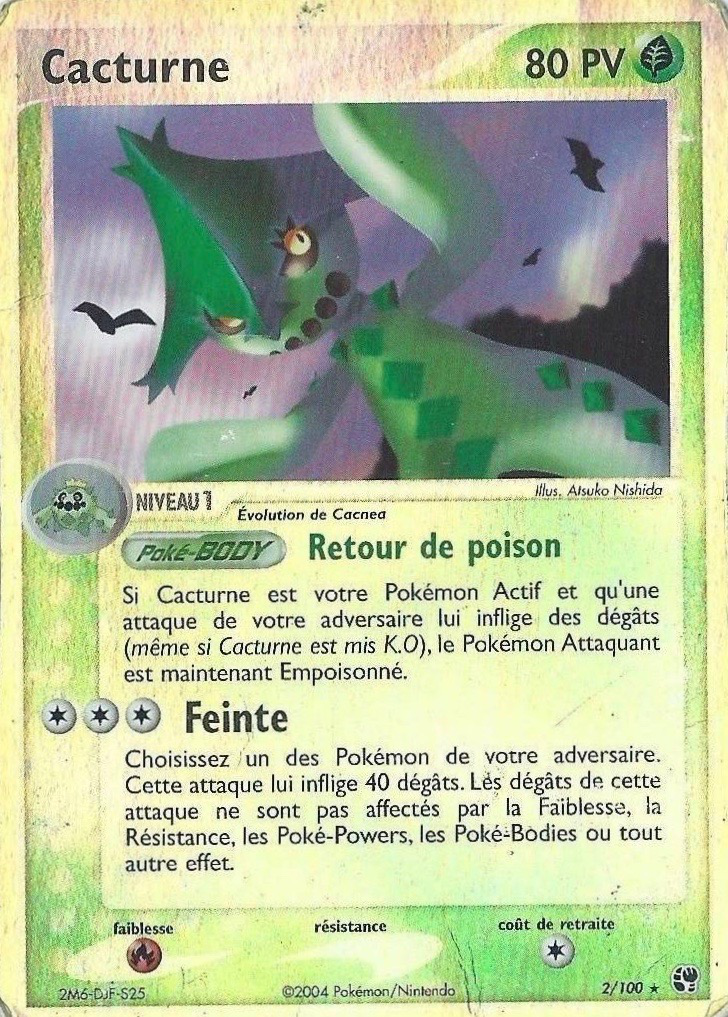 Cacturne - EX Tempête de sable - 2 - Holographique rare