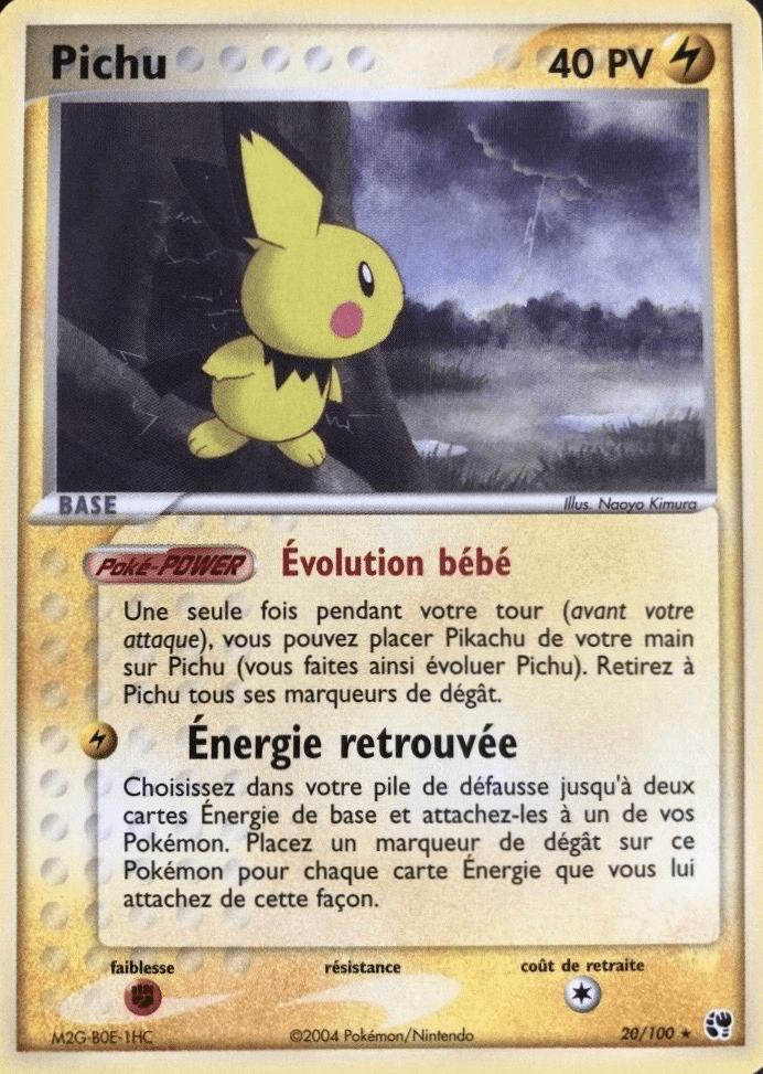 Pichu - EX Tempête de sable - 20 - Rare