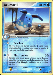Azumarill - EX Tempête de sable - 30 - Peu commune