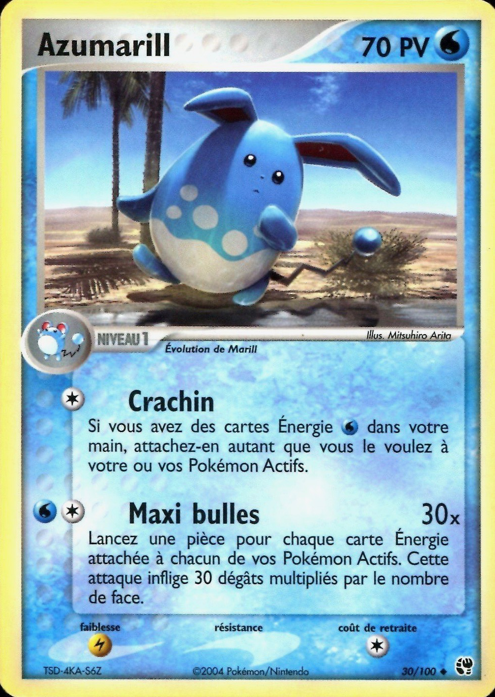 Azumarill - EX Tempête de sable - 30 - Peu commune