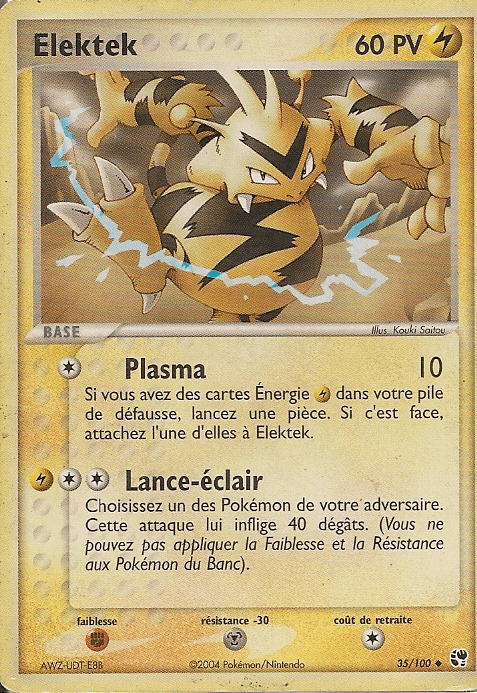 Elektek - EX Tempête de sable - 35 - Peu commune