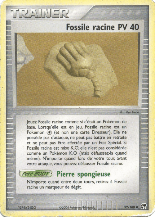Fossile racine - EX Tempête de sable - 92 - Commune