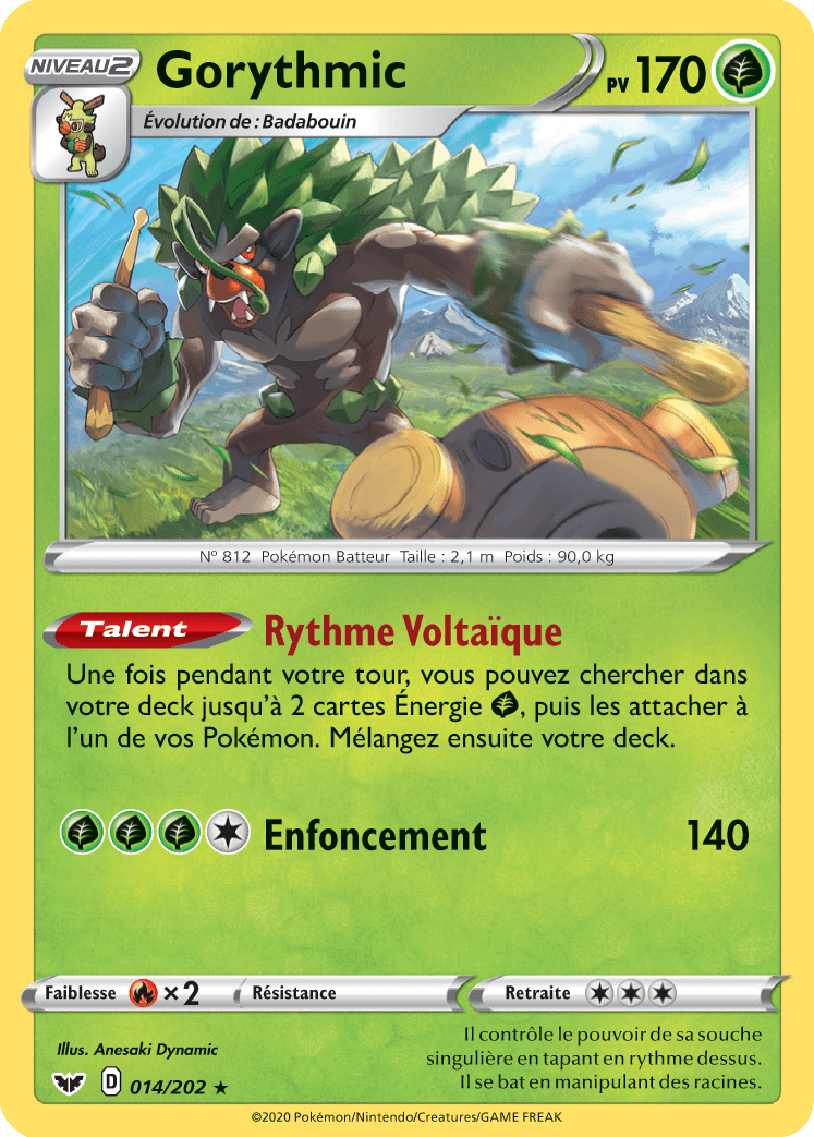 Gorythmic - Épée et Bouclier - 014 - Holographique rare