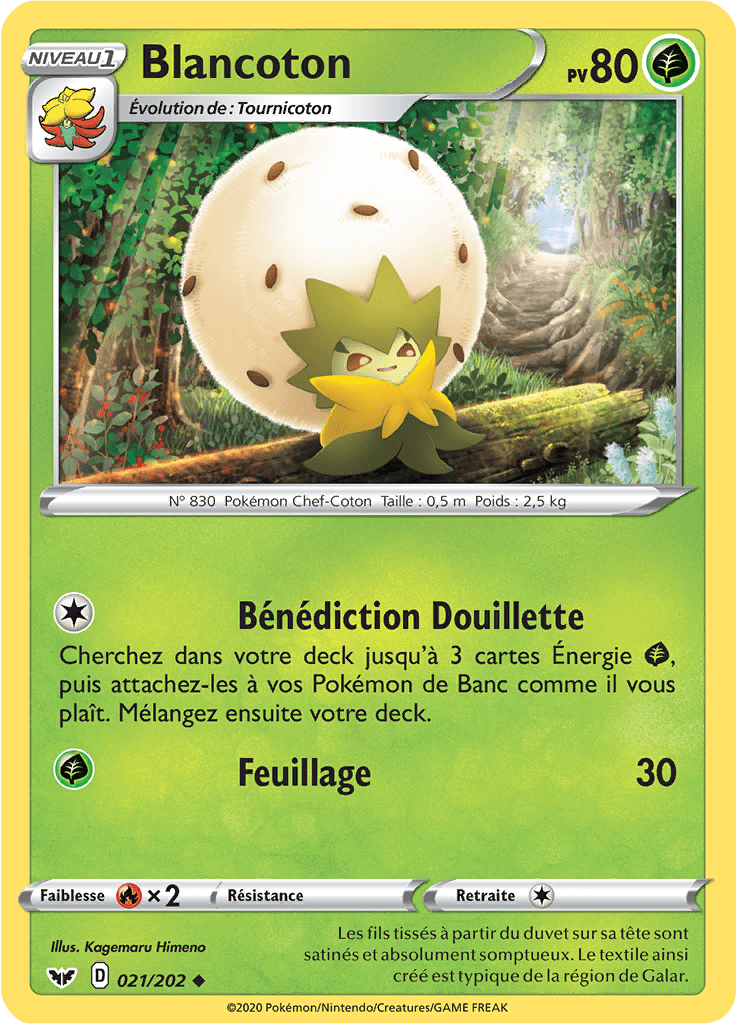 Blancoton - Épée et Bouclier - 021 - Peu commune