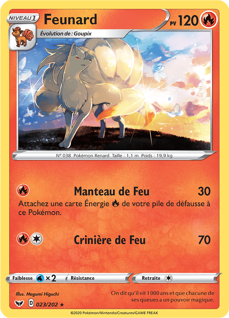 Feunard - Épée et Bouclier - 023 - Rare