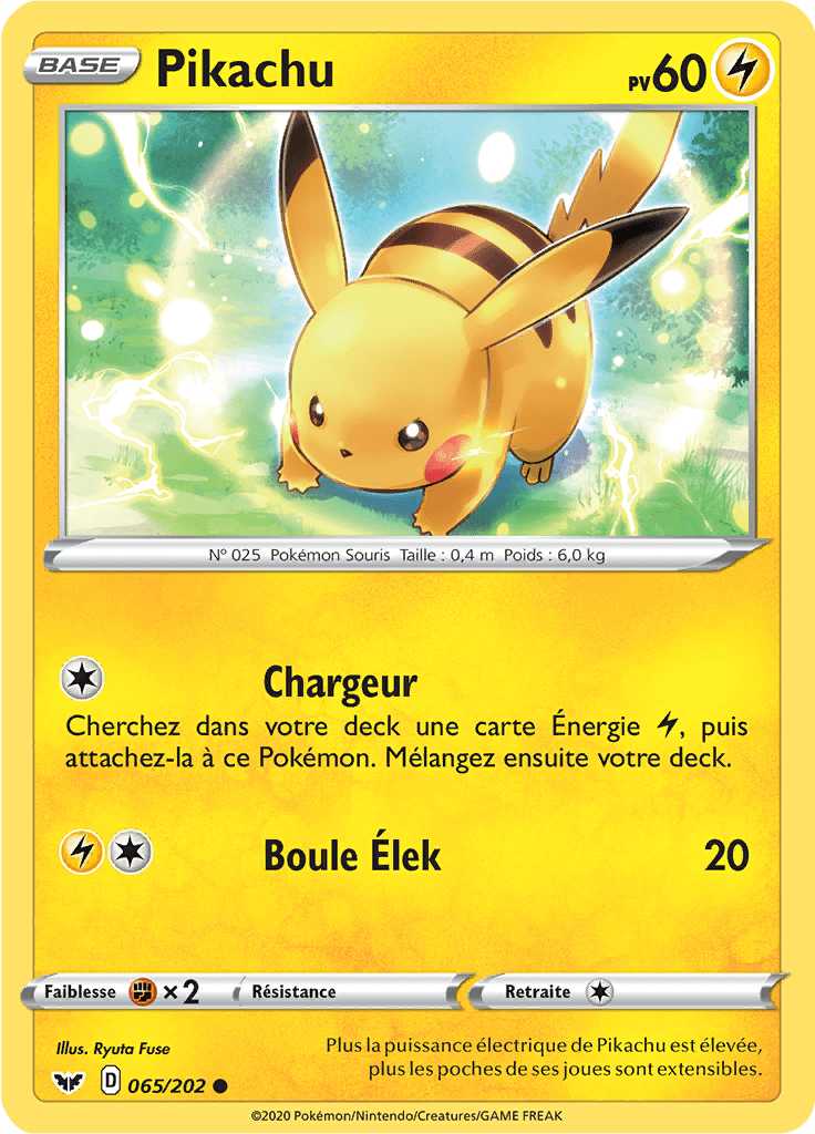 Pikachu - Épée et Bouclier - 065 - Commune