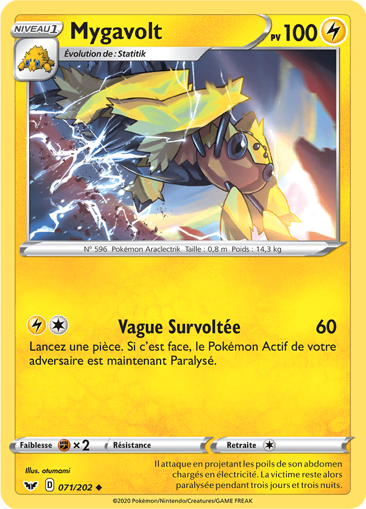Mygavolt - Épée et Bouclier - 071 - Peu commune